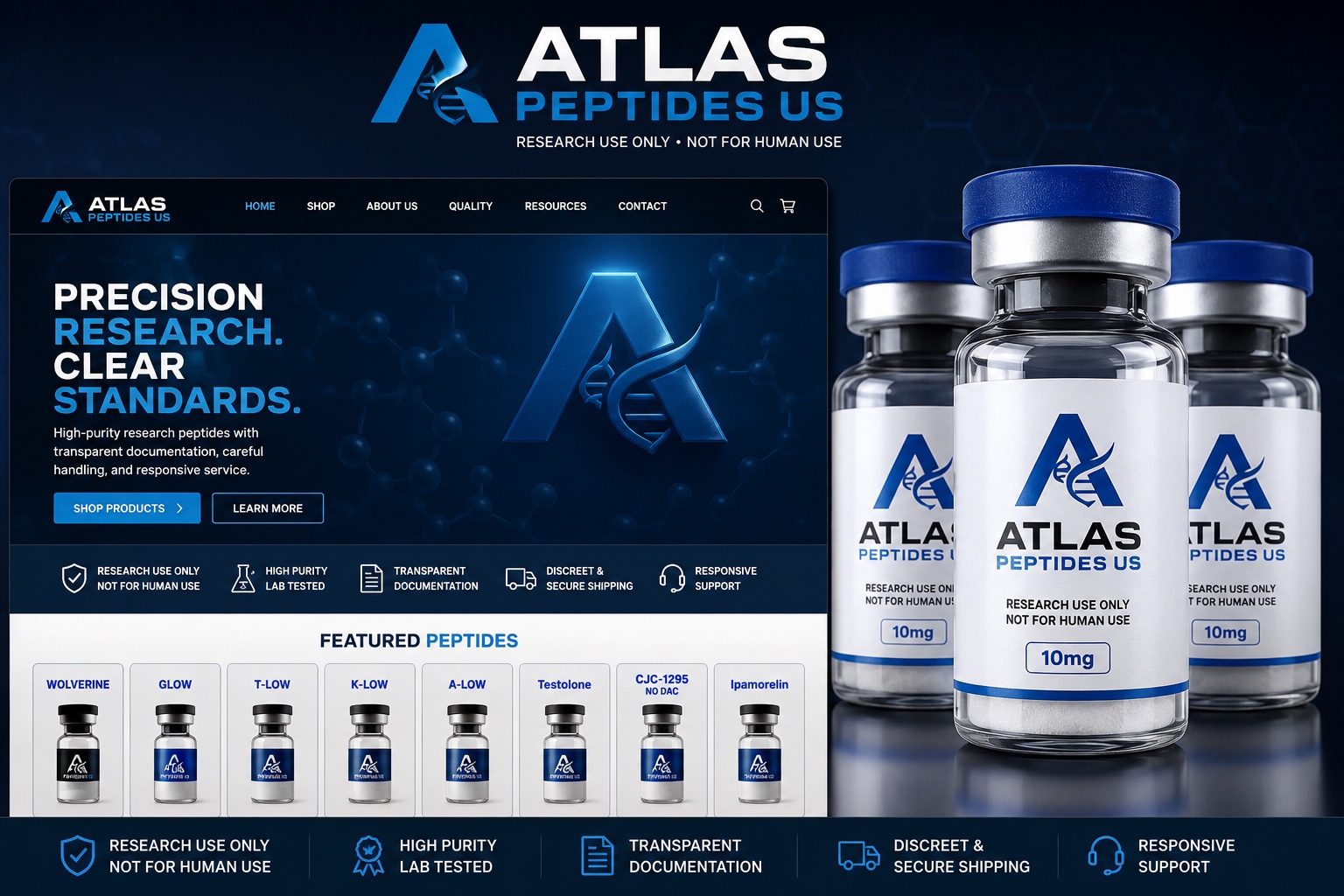 Atlas Peptides US research products